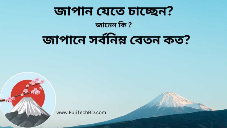 জাপানে সর্বনিম্ন বেতন কত? এবং সবচেয়ে বেশি বেতনের ৪ টি কাজ